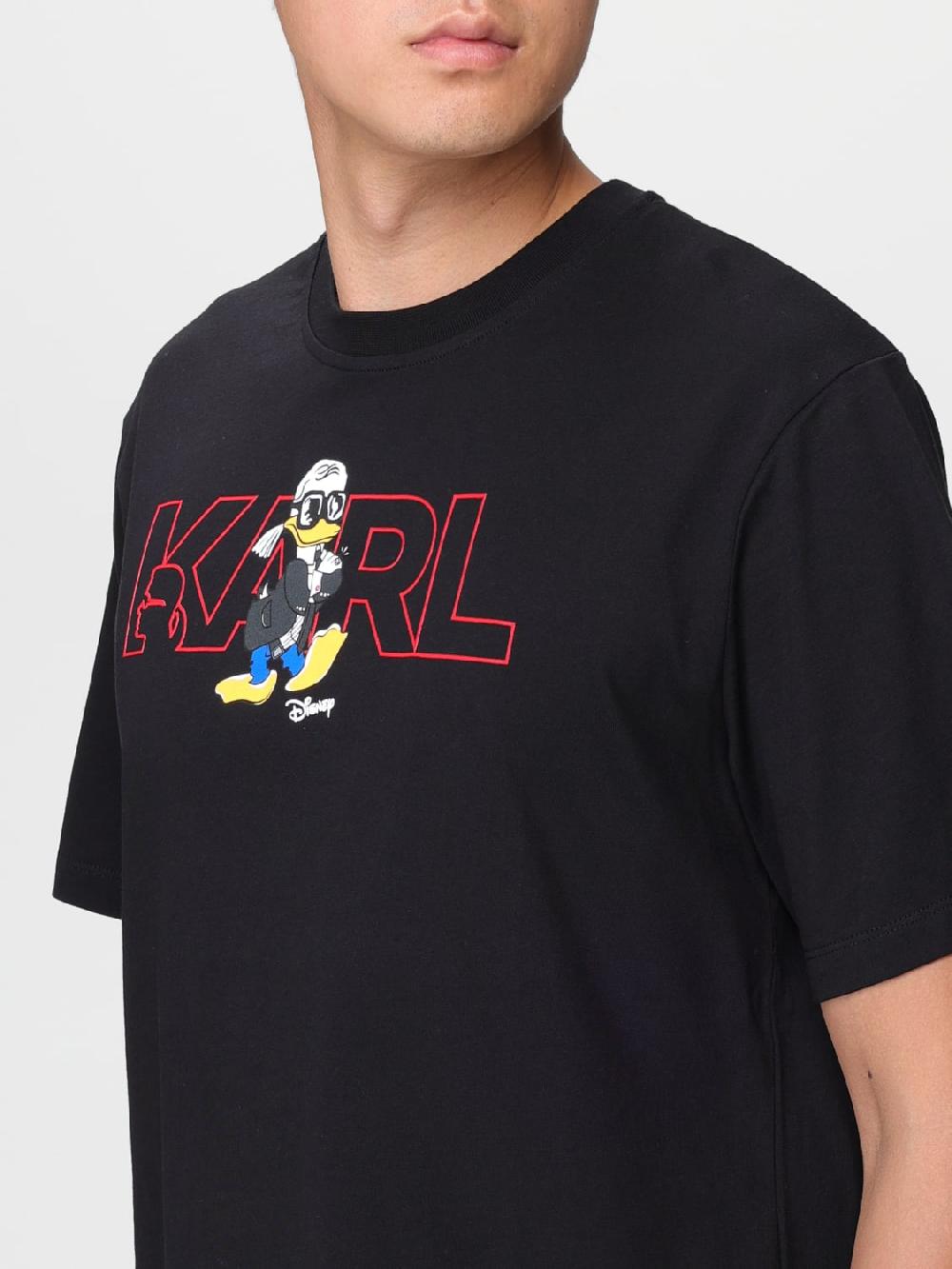 Giglio T-shirt Karl Lagerfeld con stampa Disney ACQUISTA ORA