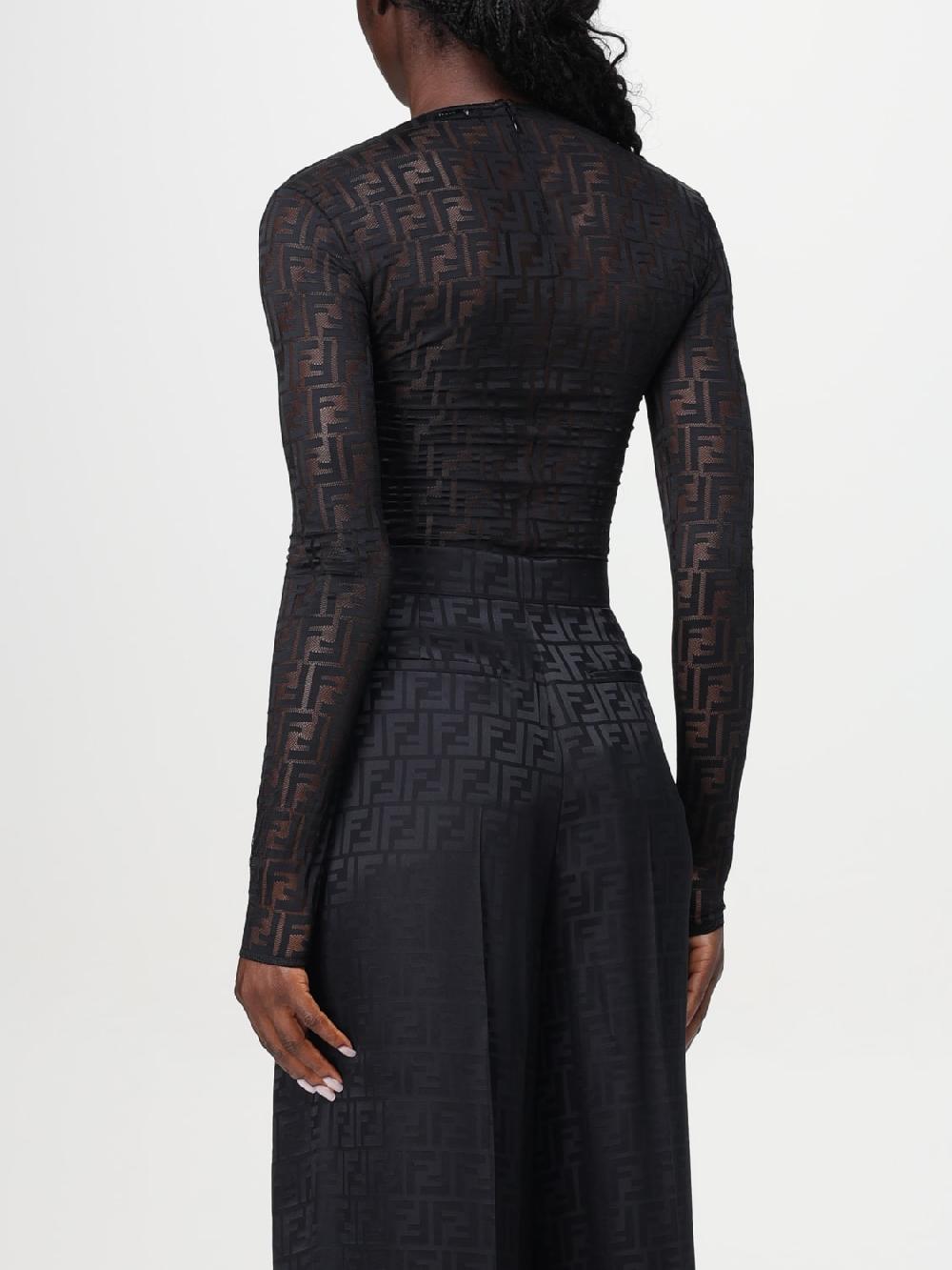 Giglio Body FF Fendi in tessuto stretch Black Friday Prezzi