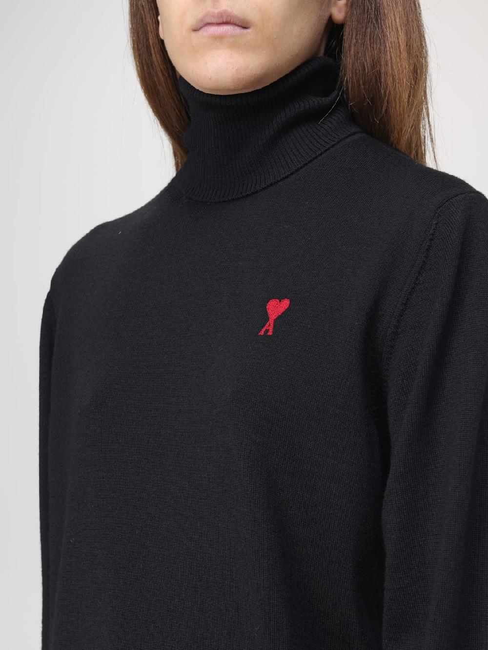 Giglio Maglia a dolcevita Ami Paris in lana Nuovo