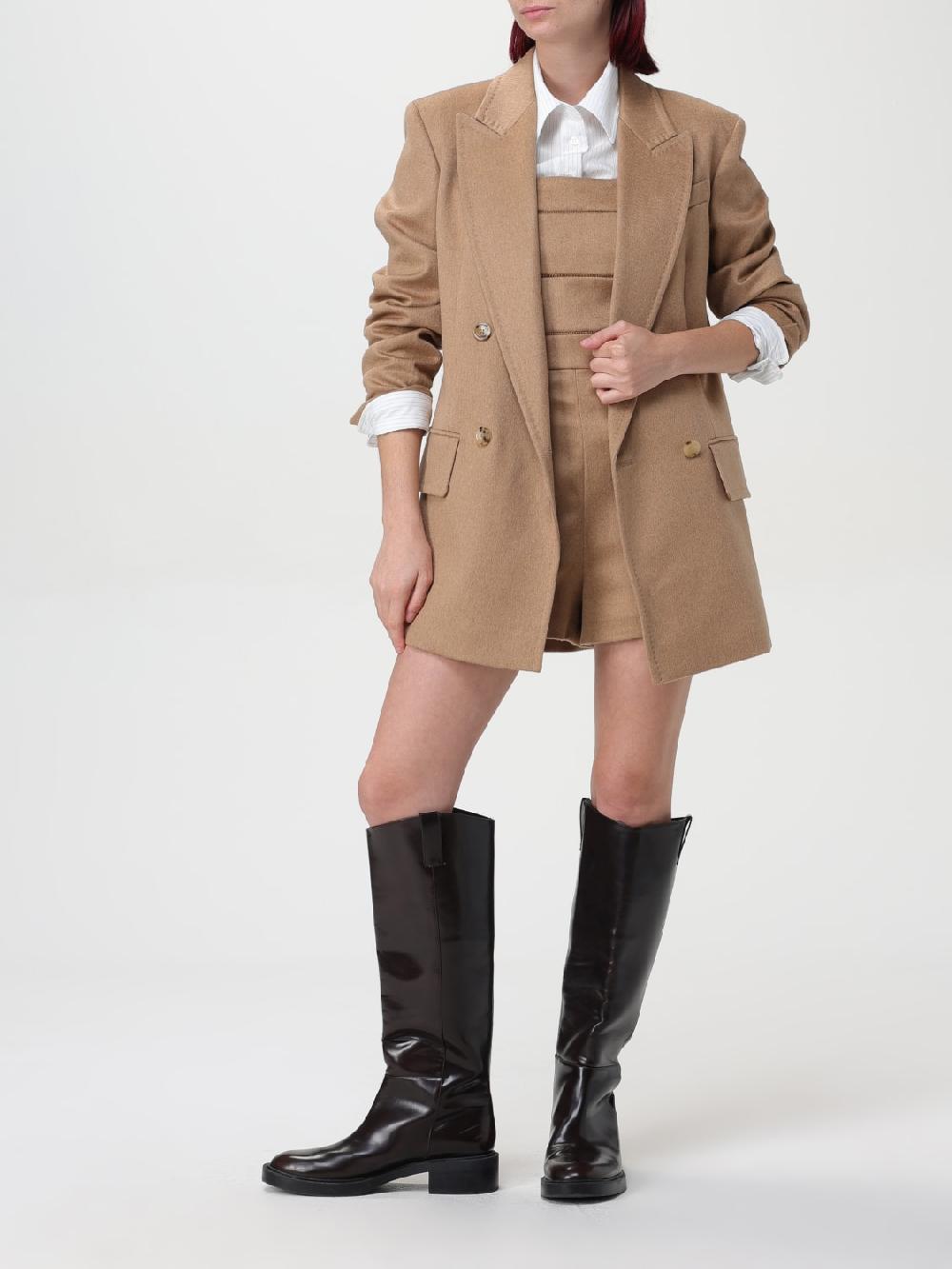 Giglio Blazer a doppiopetto Max Mara in lana di cammello Offerte speciali