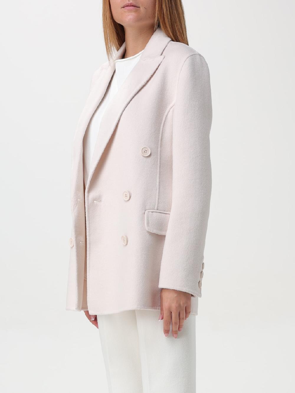 Giglio Blazer a doppiopetto Twinset in lana Ritorno libero