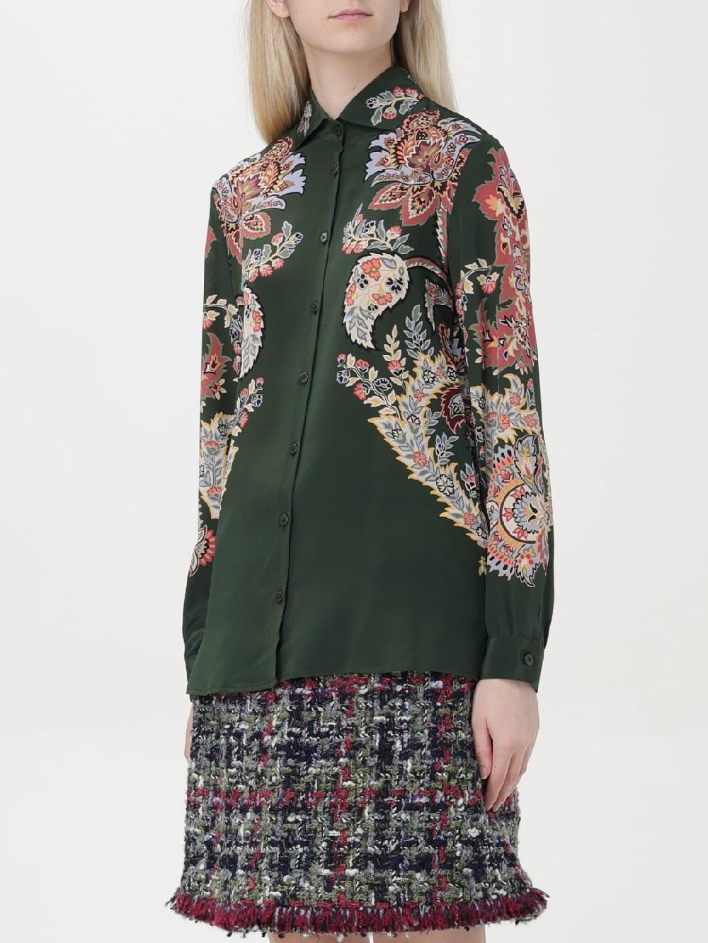 Giglio Camicia Paisley Etro di seta Fino al 65% di sconto