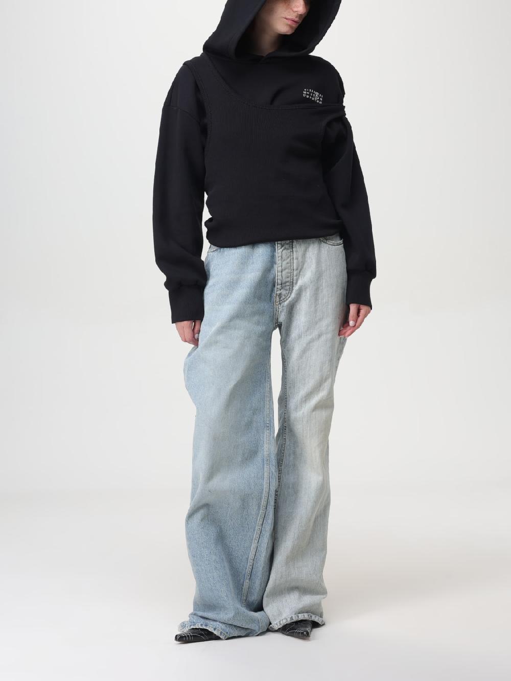 Giglio Abito MM6 Maison Margiela con felpa in cotone Discount Store per i nuovi prodotti