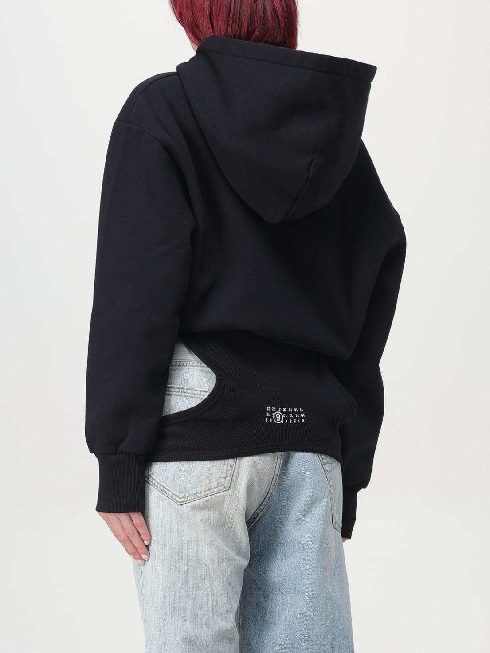 Giglio Abito MM6 Maison Margiela con felpa in cotone Discount Store per i nuovi prodotti