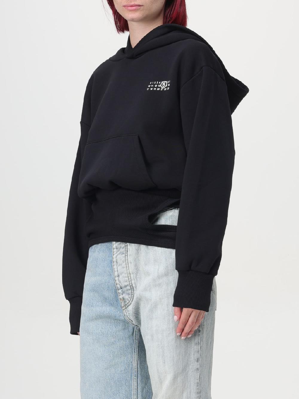 Giglio Abito MM6 Maison Margiela con felpa in cotone Discount Store per i nuovi prodotti