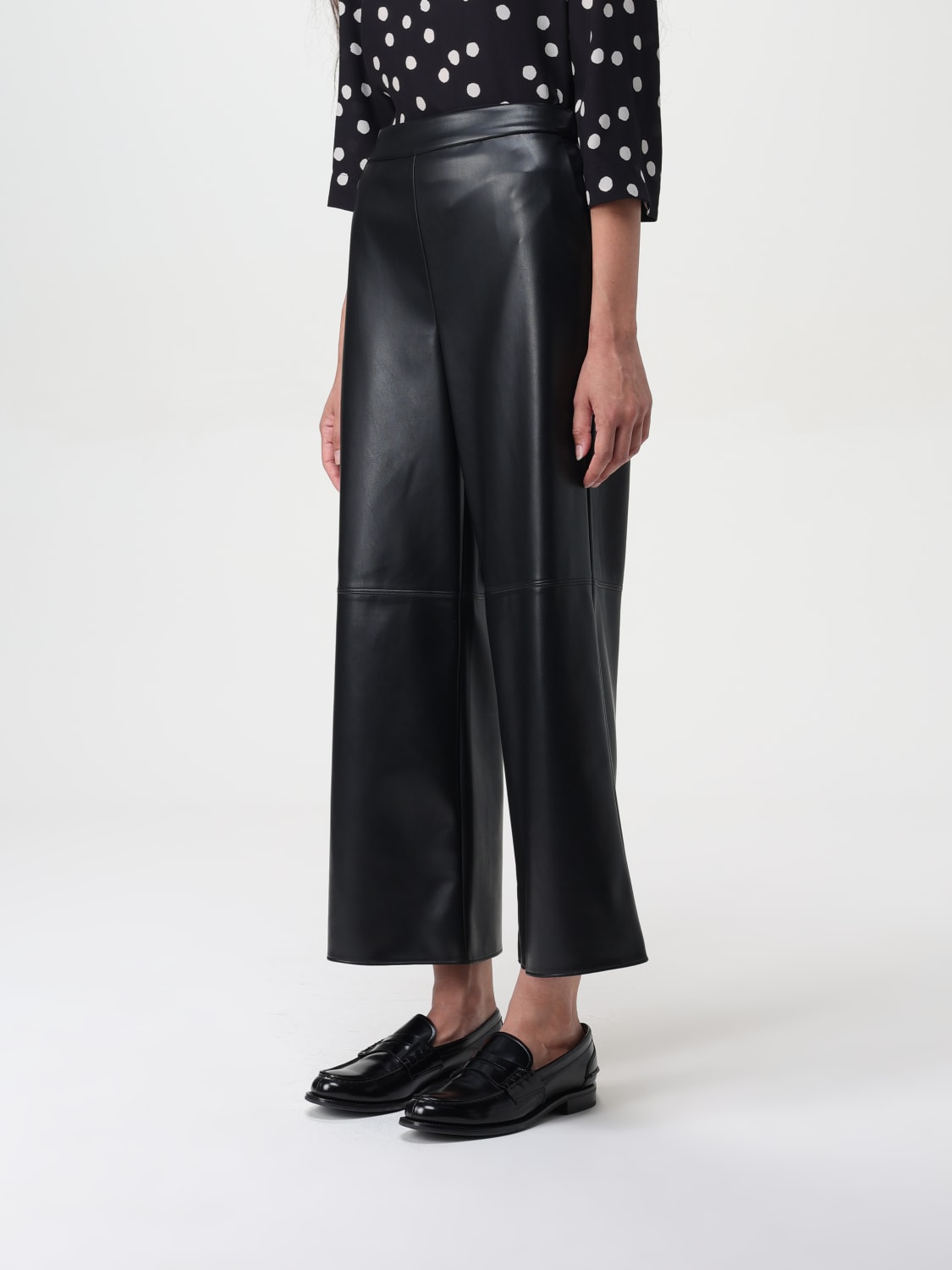 Giglio Pantalone Luciana Max Mara in pelle sintetica Spedizione Gratuita
