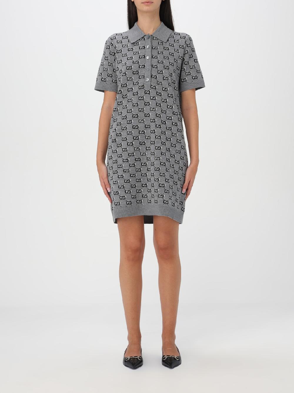 Giglio Abito Gucci in lana jacquard Consegna Veloce