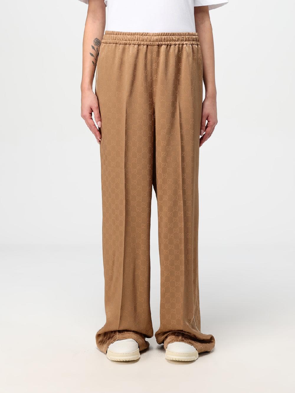 Giglio Pantalone Gucci in misto viscosa Vendite Flash