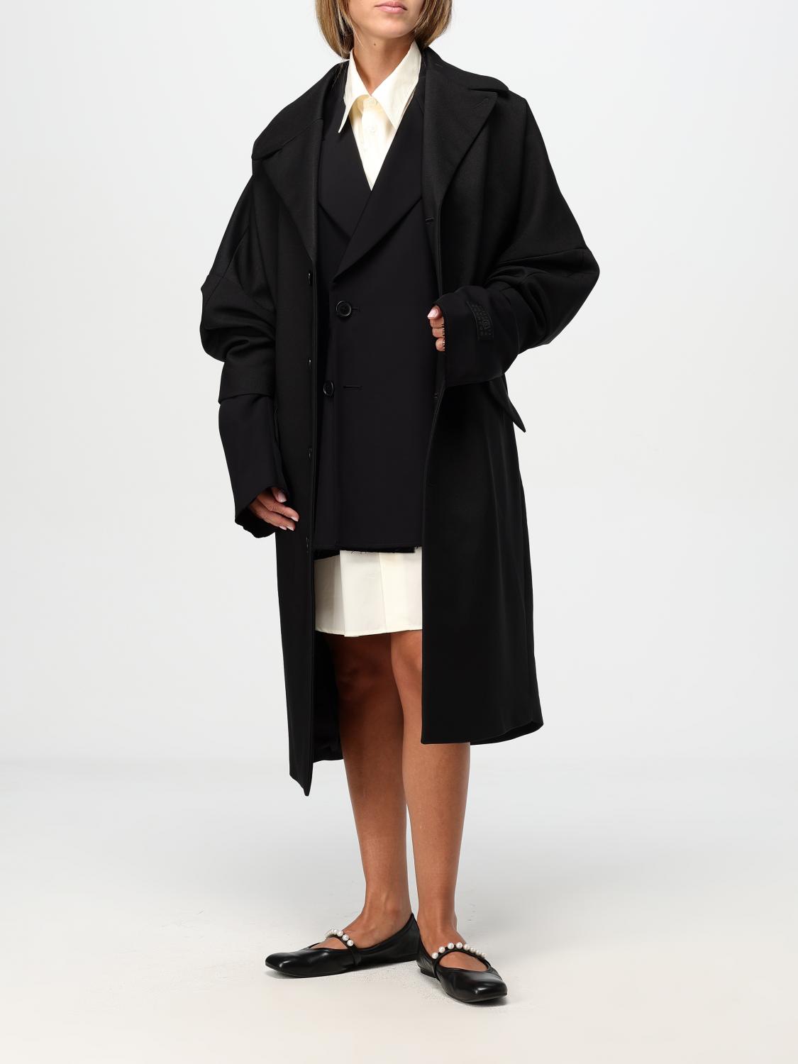 Giglio Cappotto MM6 Maison Margiela in tessuto Prezzo di fabbrica