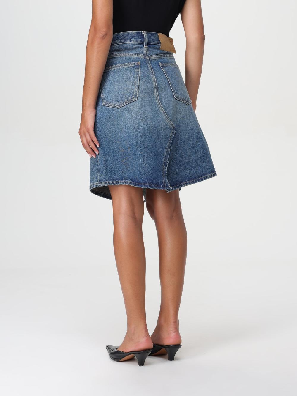 Giglio Gonna MM6 Maison Margiela in denim di cotone Offerta Pasqua