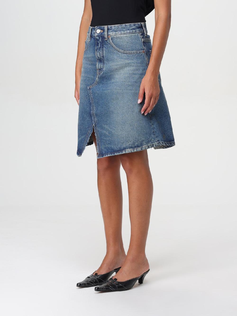 Giglio Gonna MM6 Maison Margiela in denim di cotone Offerta Pasqua