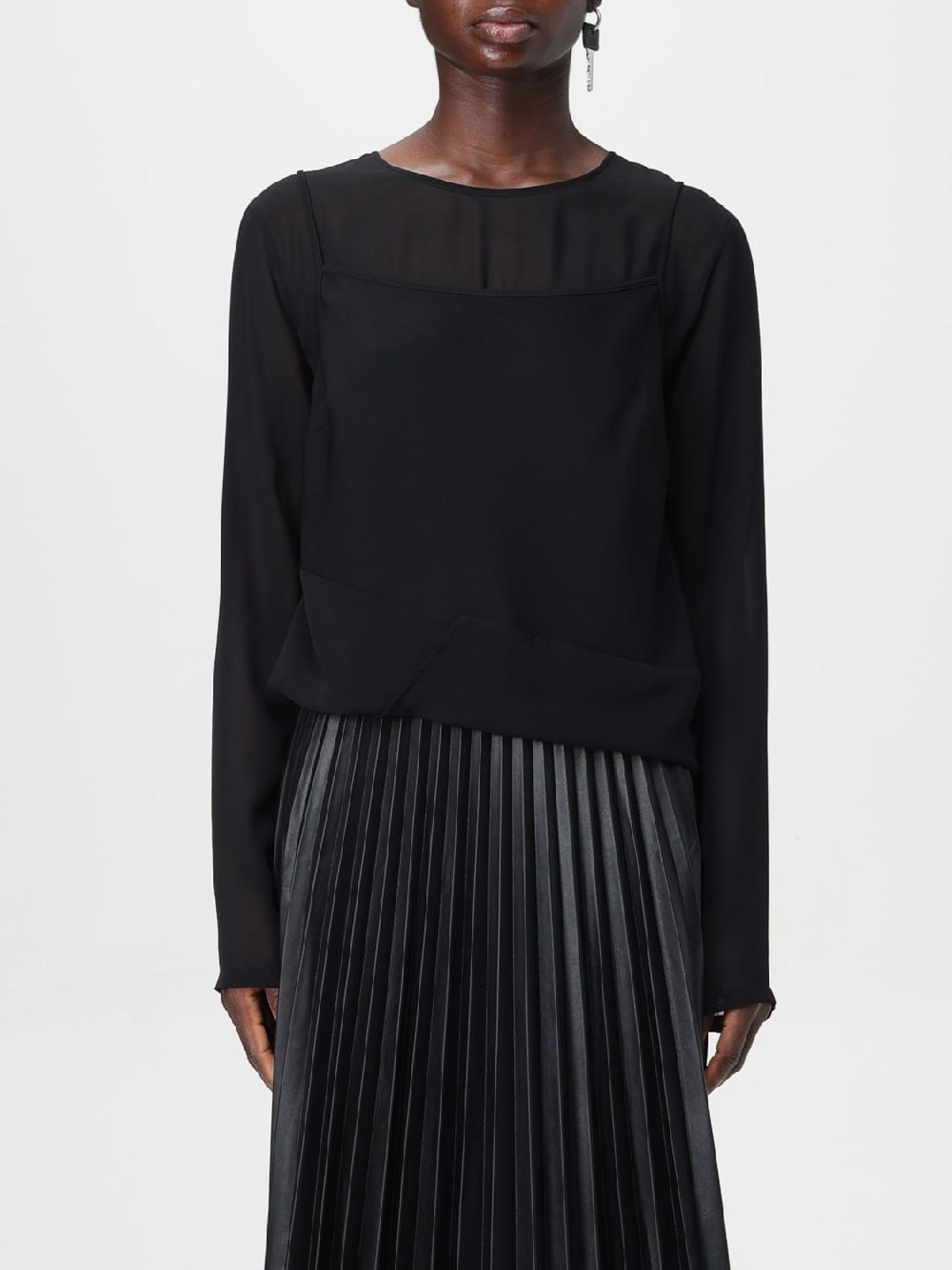 Giglio Blusa velata a strati Mm6 Maison Margiela Offerta temporanea