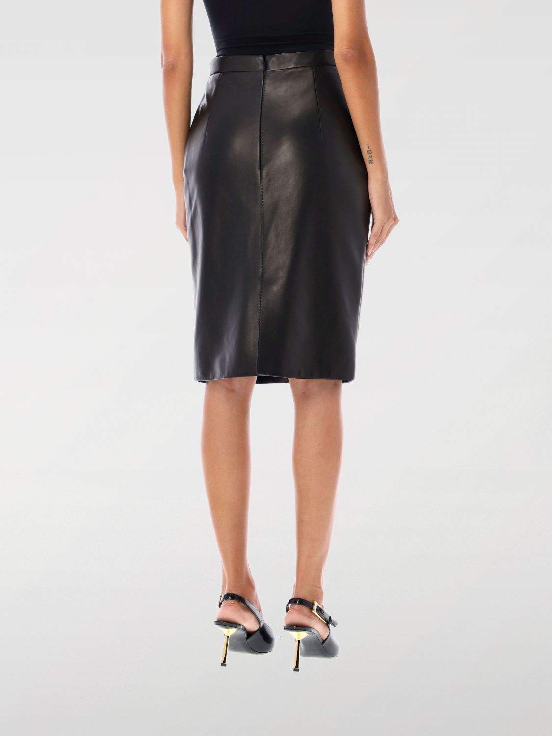 Giglio Gonna Saint Laurent in pelle Offerte giornaliere