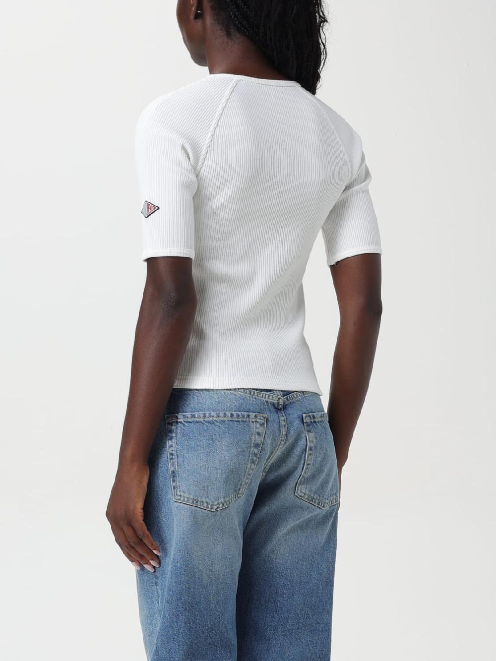 Giglio Top a costine con patch logo Bottega Veneta Fino al 50% di sconto