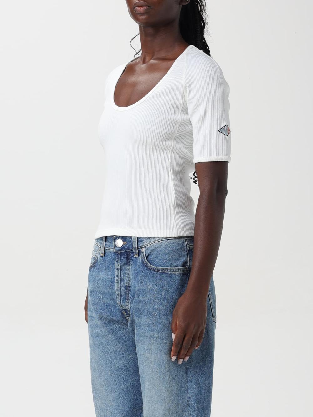 Giglio Top a costine con patch logo Bottega Veneta Fino al 50% di sconto
