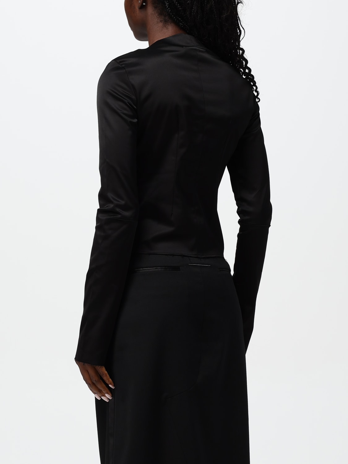 Giglio Maglia MM6 Maison Margiela in viscosa stretch Sostegno trimestrale