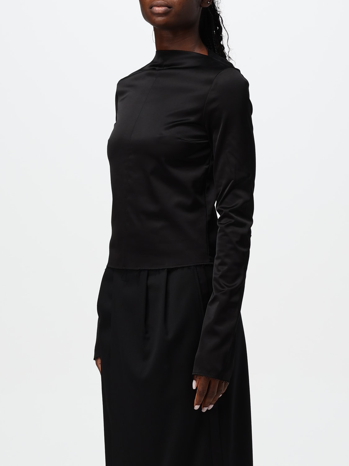 Giglio Maglia MM6 Maison Margiela in viscosa stretch Sostegno trimestrale