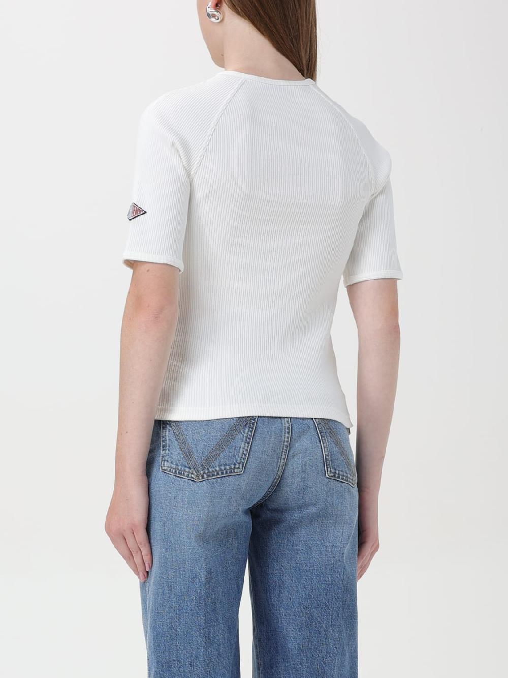 Giglio Top a costine con patch logo Bottega Veneta Enormi sconti