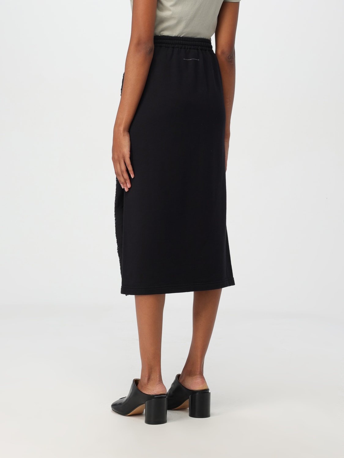 Giglio Gonna MM6 Maison Margiela in cotone stretch Black Friday Prezzi
