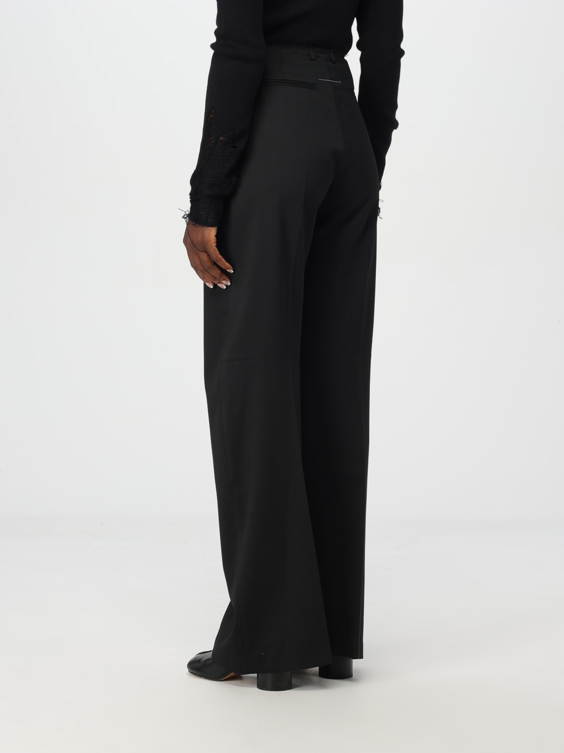 Giglio Pantalone MM6 Maison Margiela in poliestere Fino Al -60%