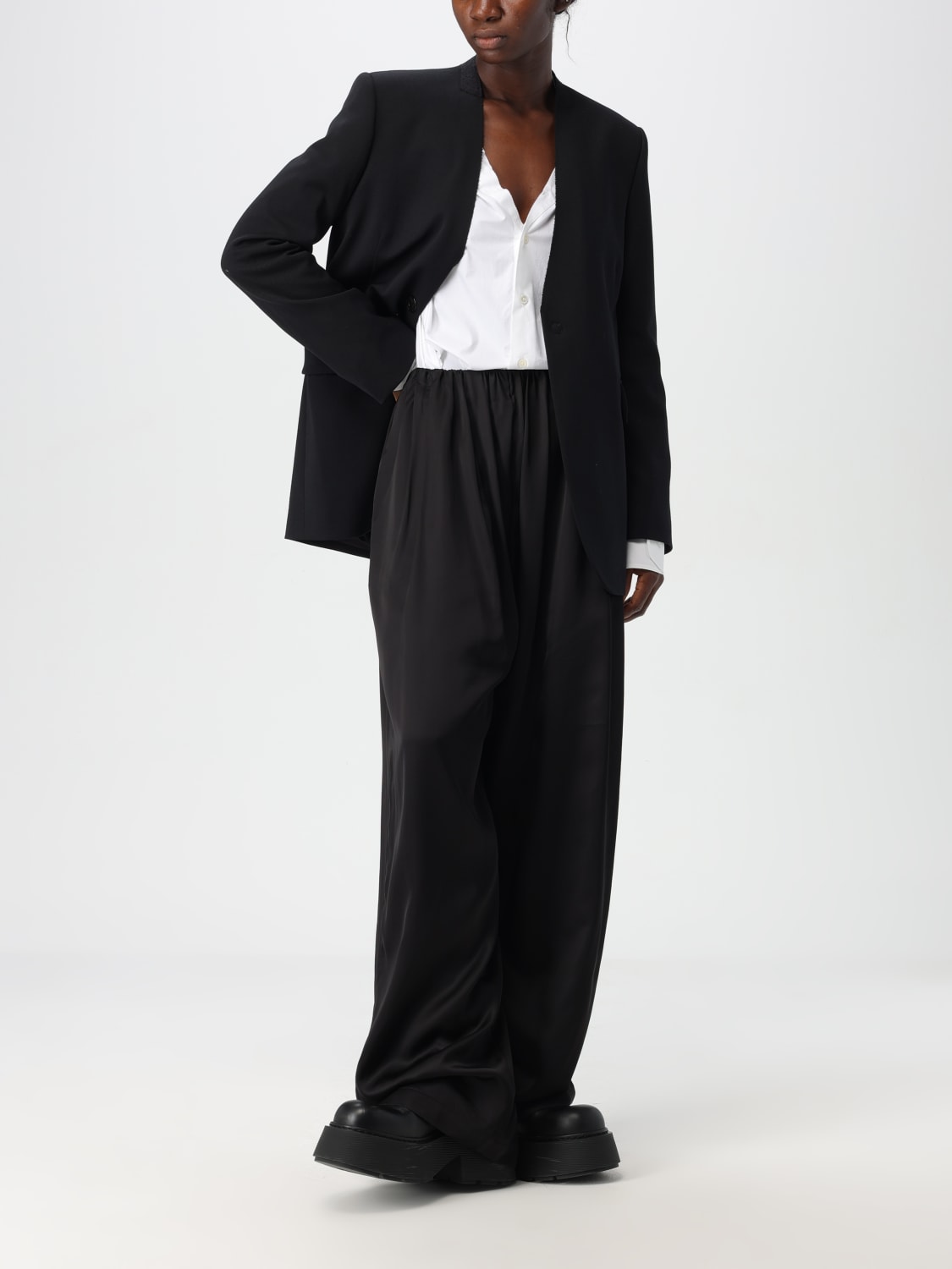 Giglio Pantalone MM6 Maison Margiela in viscosa Shopping Online