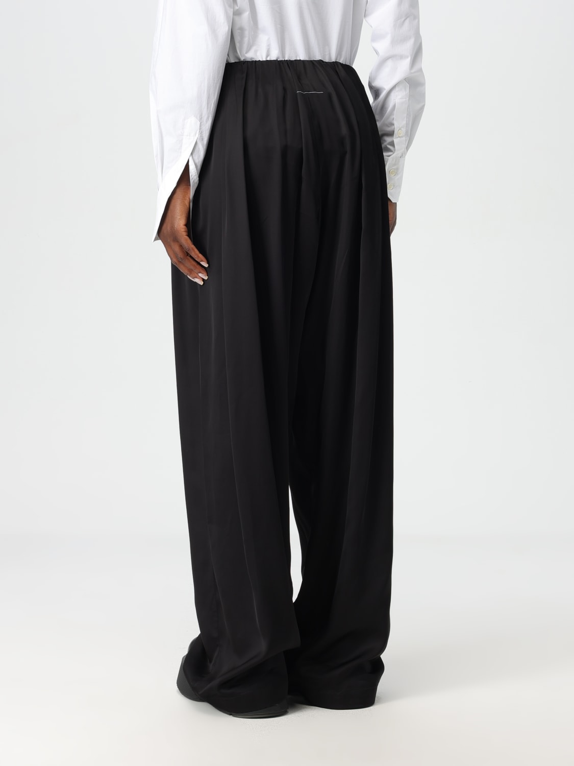 Giglio Pantalone MM6 Maison Margiela in viscosa Shopping Online