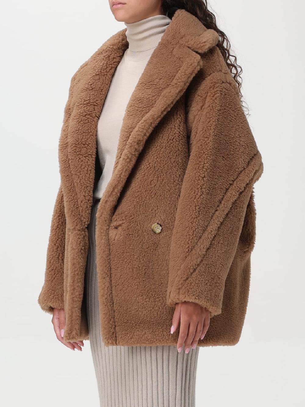 Giglio Cappotto Teddy Max Mara in lana di cammello Prezzo Ridotto
