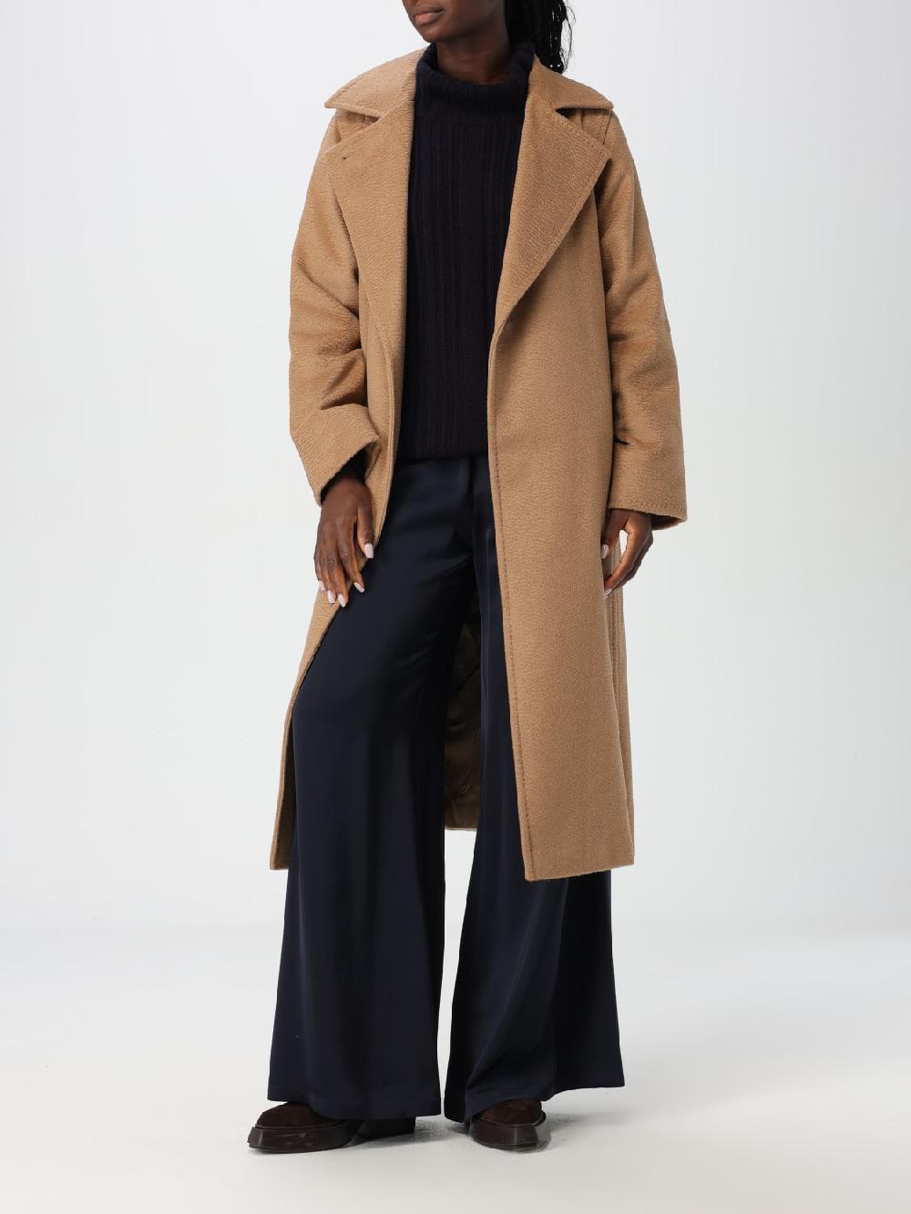 Giglio Cappotto Max Mara in lana di cammello Vendite Flash