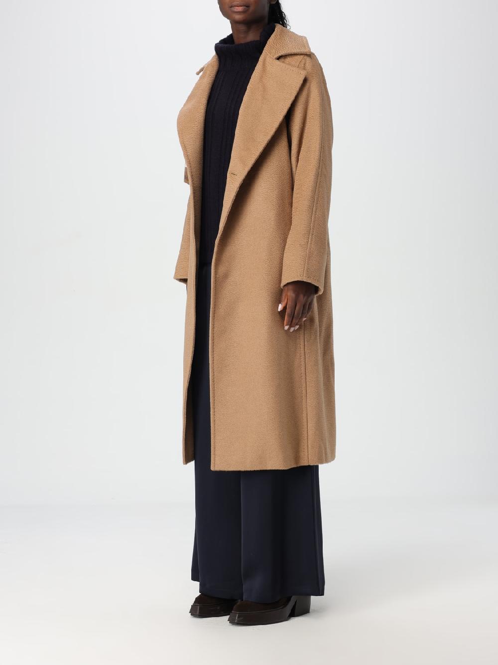 Giglio Cappotto Max Mara in lana di cammello Vendite Flash