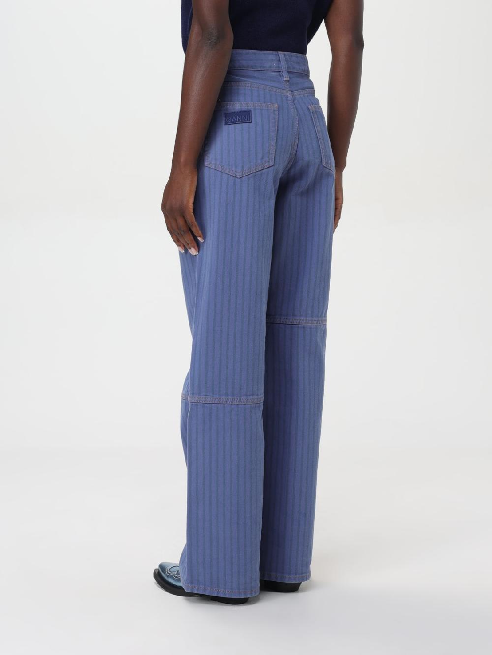Giglio Jeans a righe Ganni In Saldo