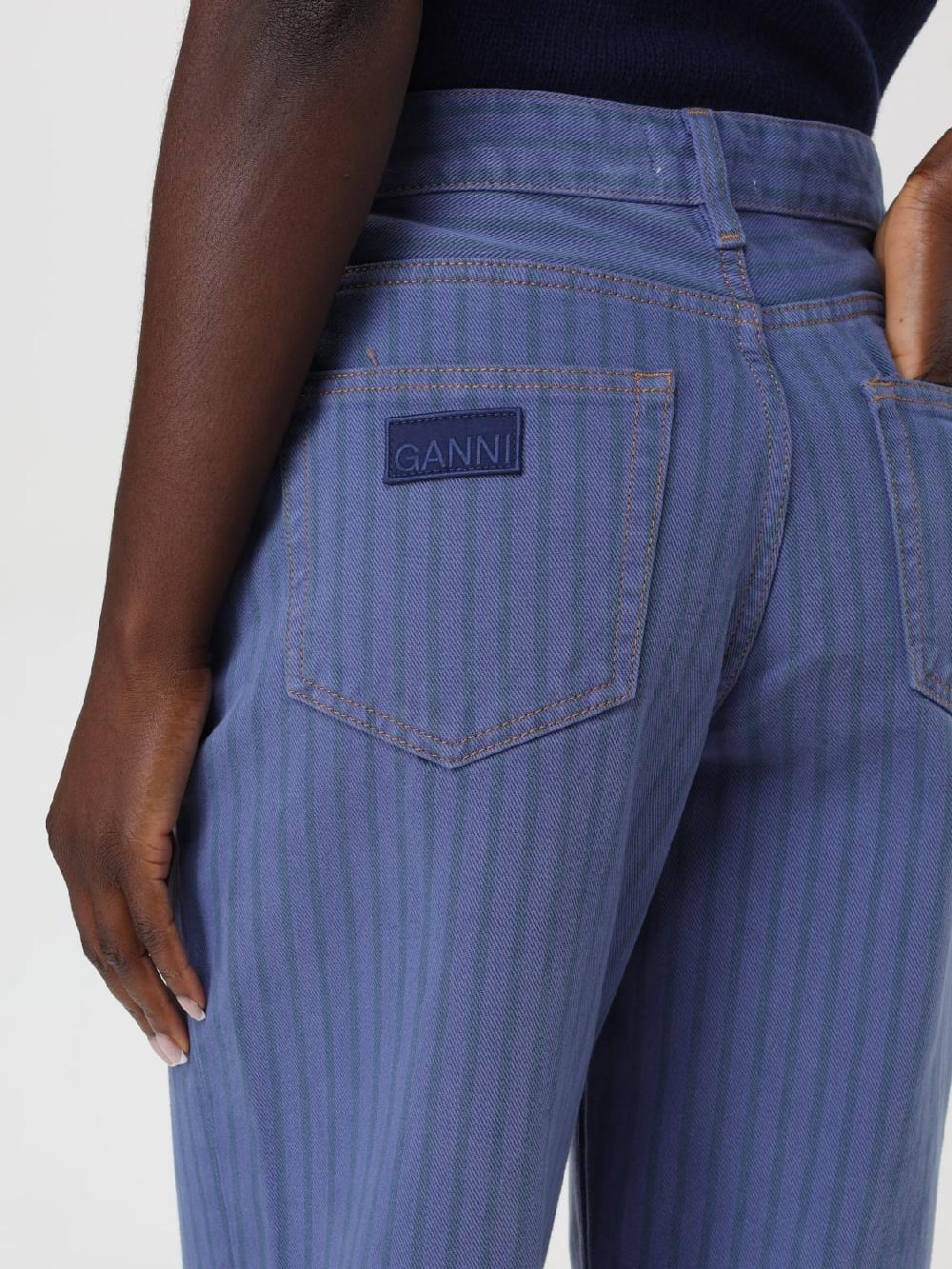 Giglio Jeans a righe Ganni In Saldo