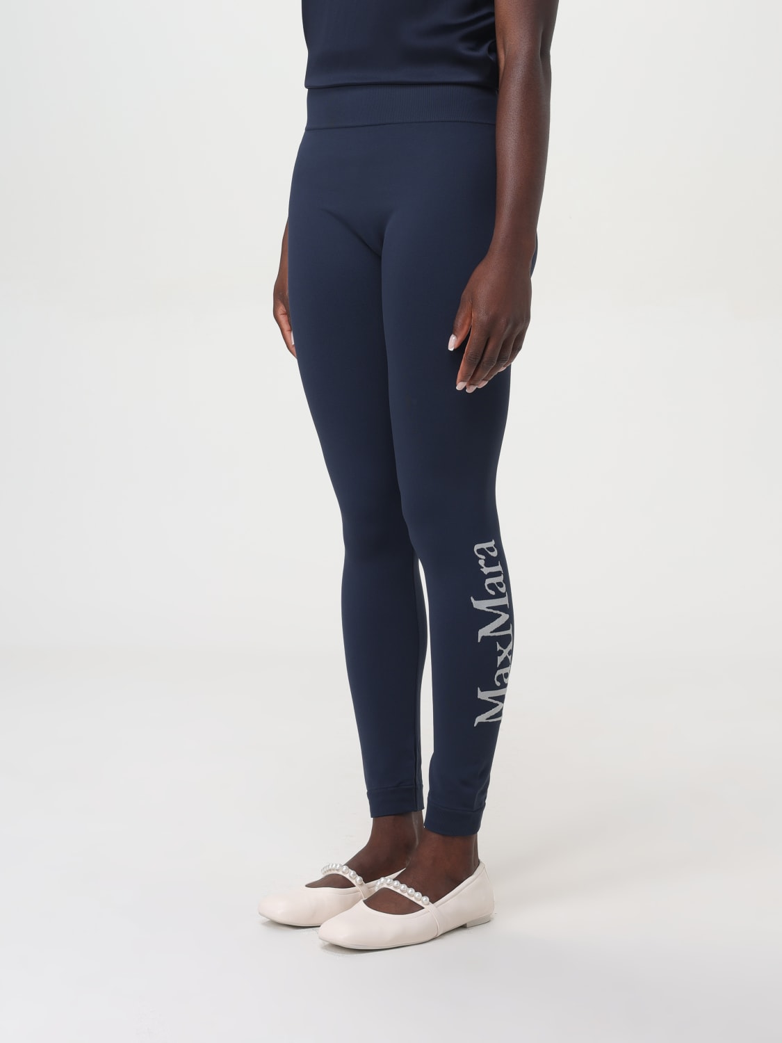 Giglio Leggings con logo 's Max Mara Nuova