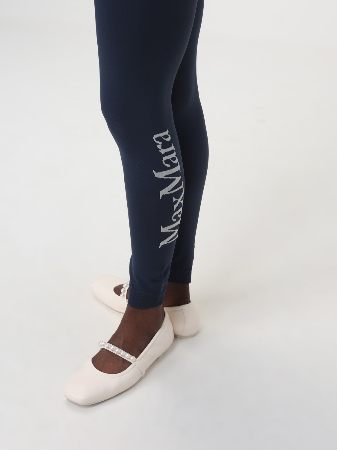 Giglio Leggings con logo 's Max Mara Nuova