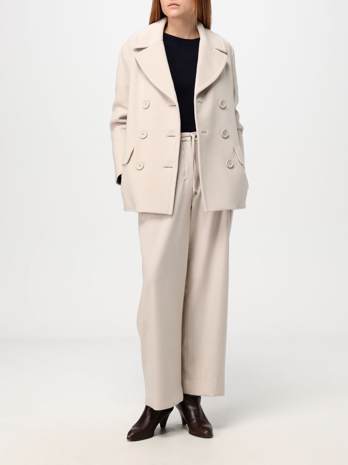 Giglio Cappotto a doppiopetto 's Max Mara Negozio online di fabbrica