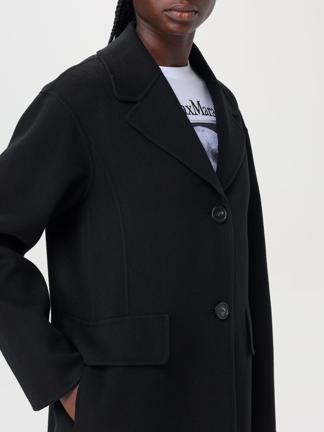 Giglio Cappotto di lana 's Max Mara Offerta speciale