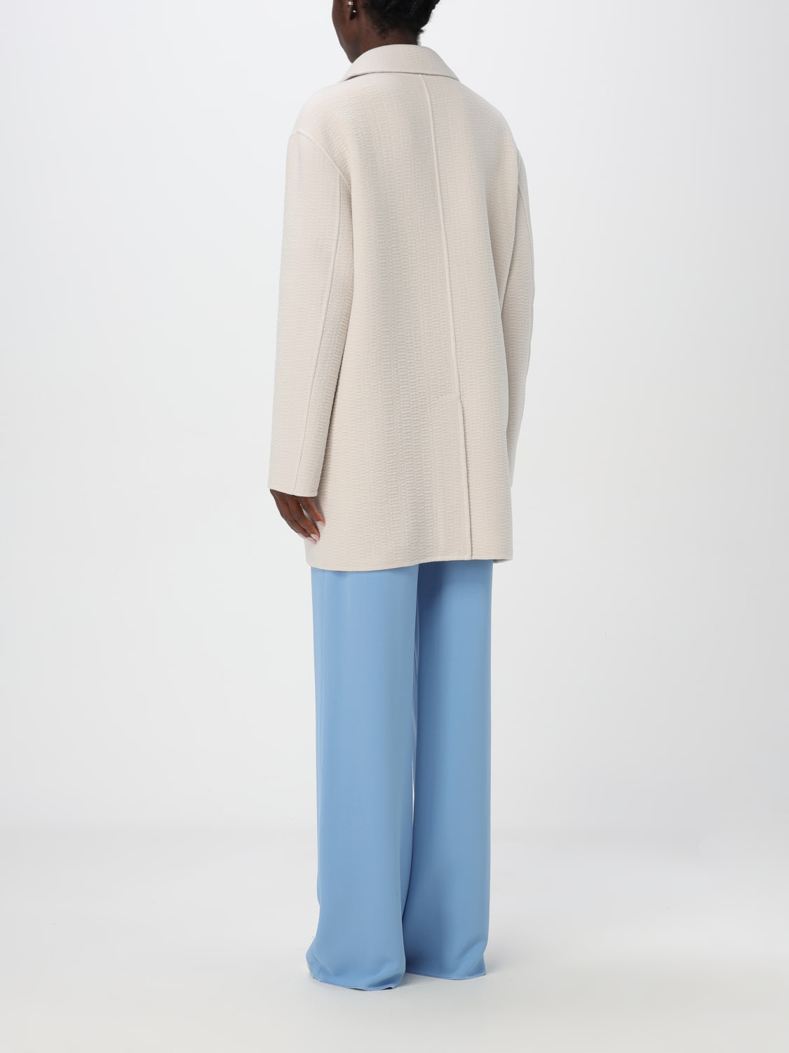 Giglio Cappotto a doppiopetto Emporio Armani in misto lana Flash Sale