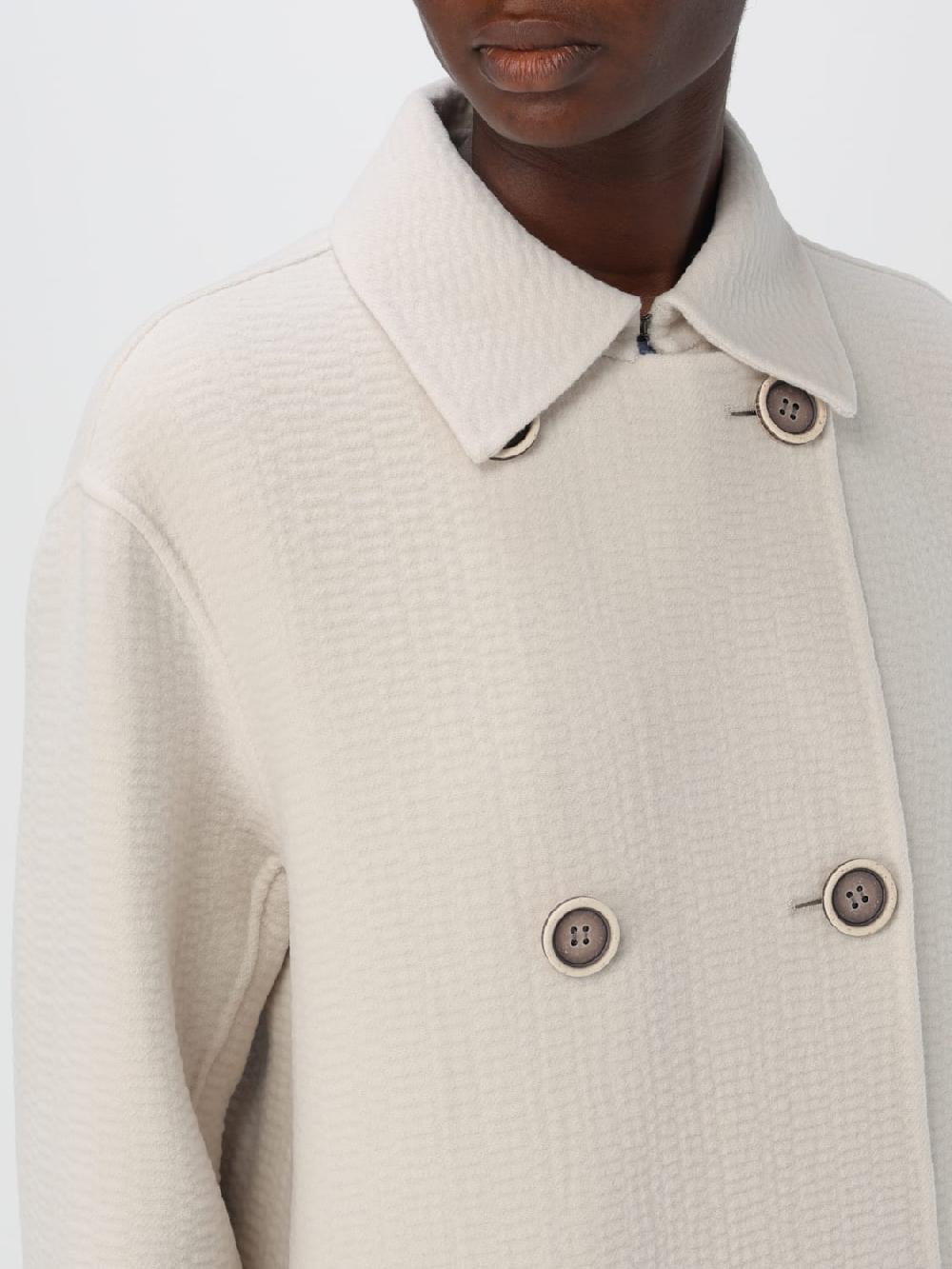 Giglio Cappotto a doppiopetto Emporio Armani in misto lana Flash Sale