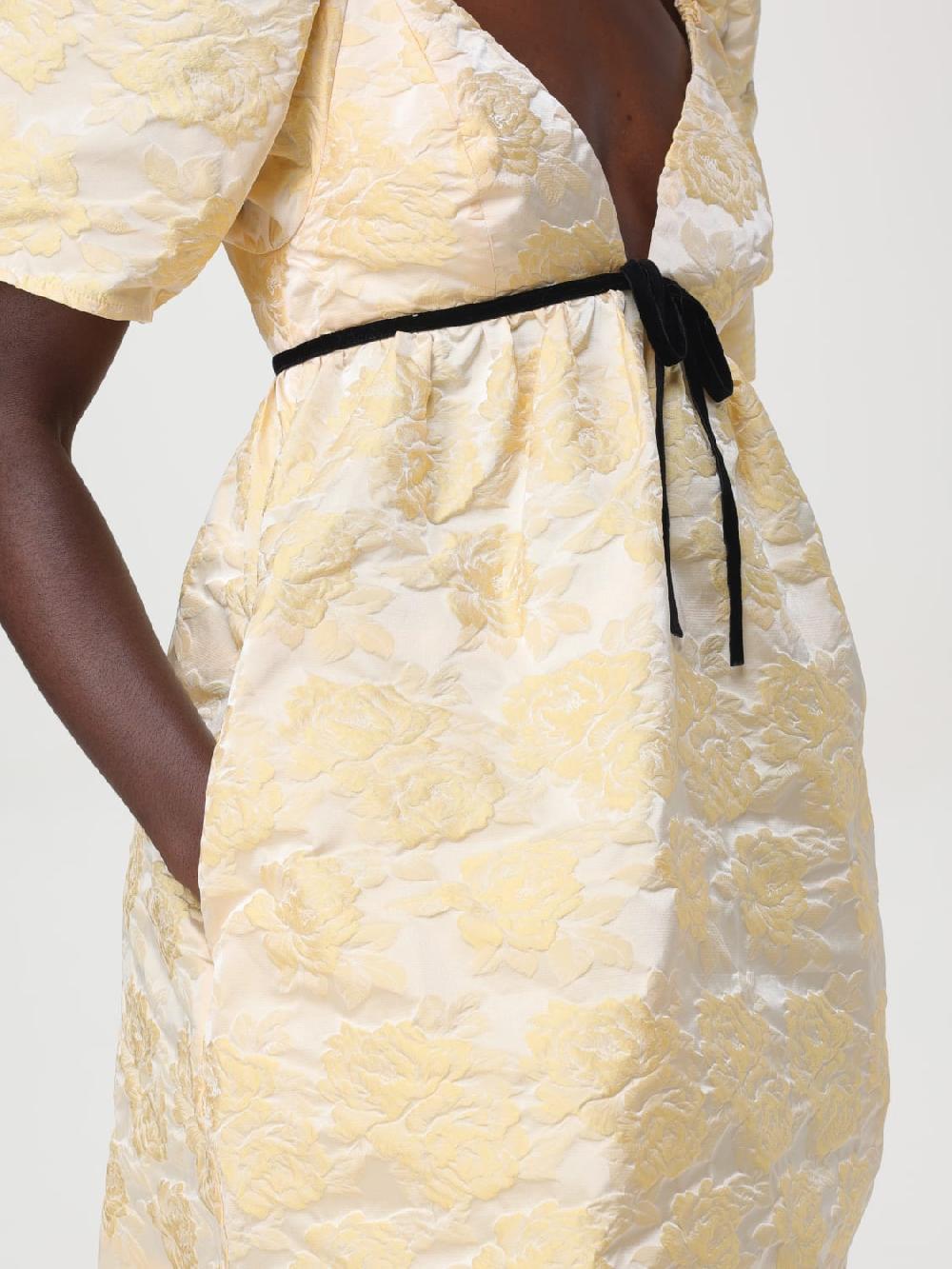 Giglio Abito mini in jacquard botanico Ganni Offerta Anniversario