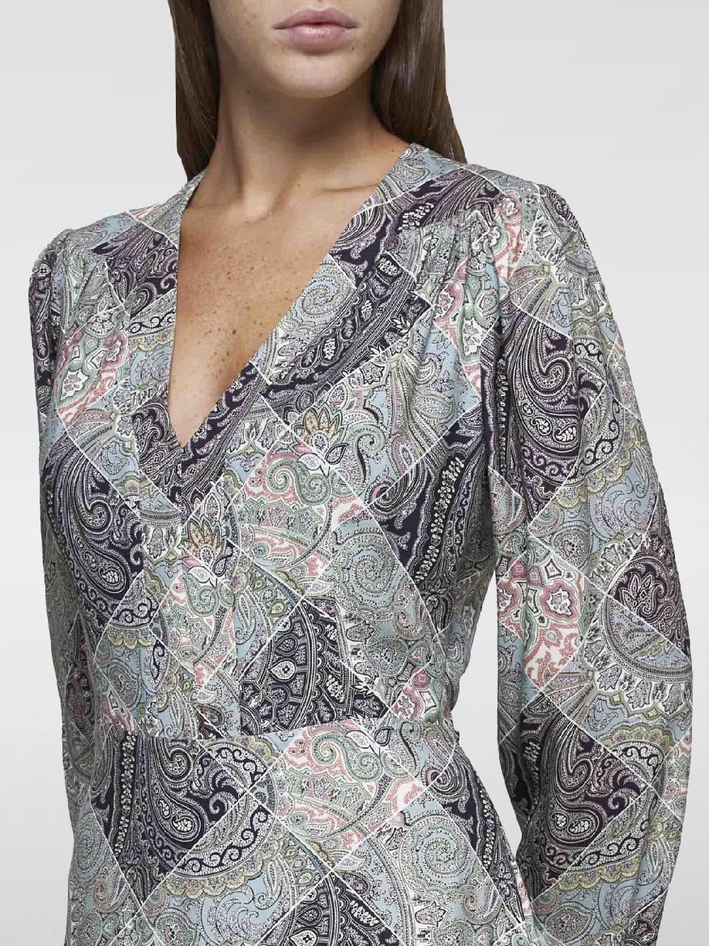 Giglio Abito Etro in viscosa con stampa Paisley Comprane uno, ottenene uno gratis