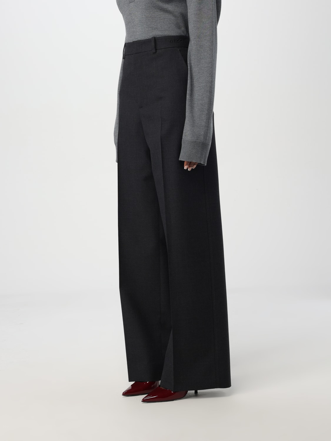 Giglio Pantalone Gucci in lana Fino al 55% di sconto