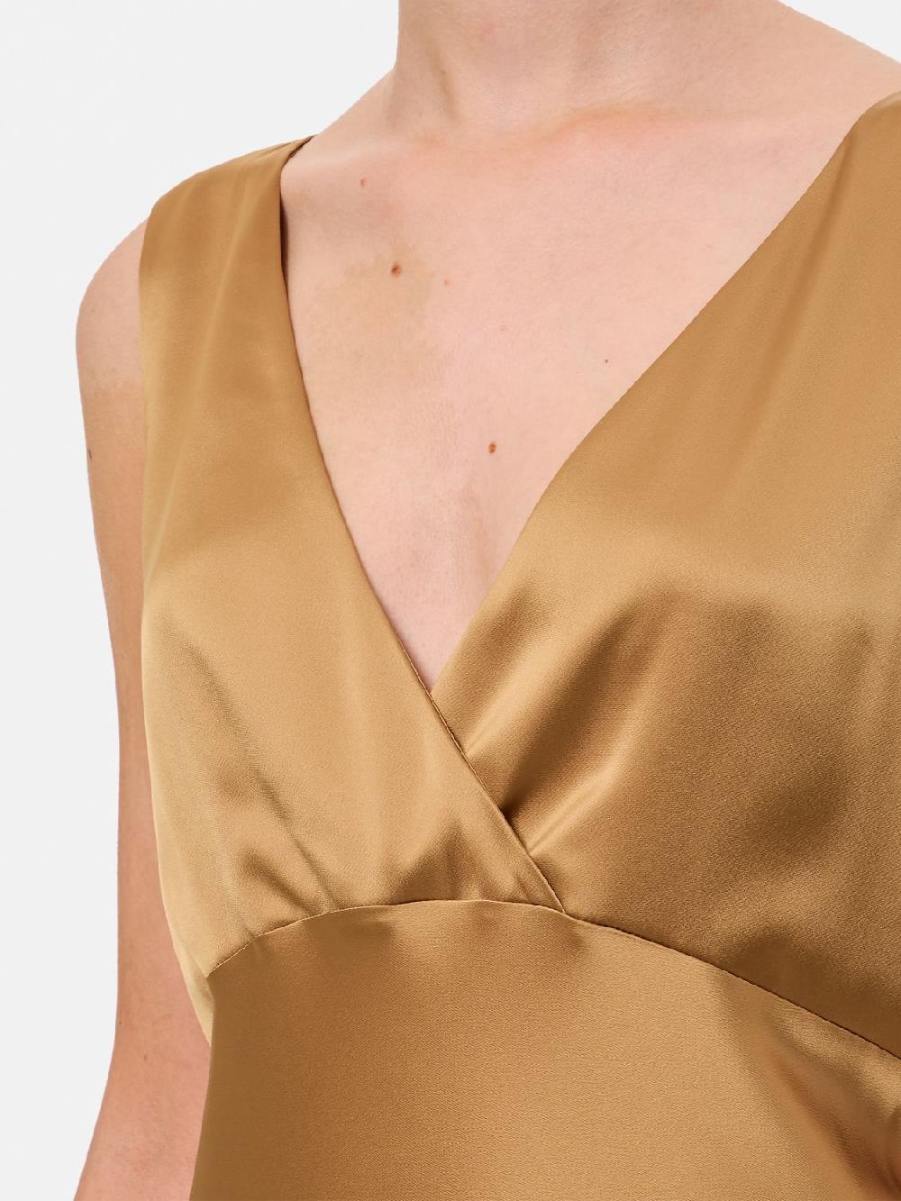 Giglio Abito Max Mara in raso Spedizione Gratuita