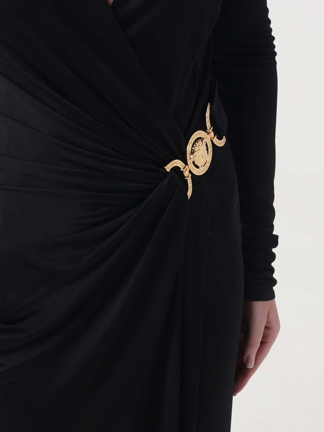 Giglio Abito Medusa Versace in viscosa Fino Al -60%