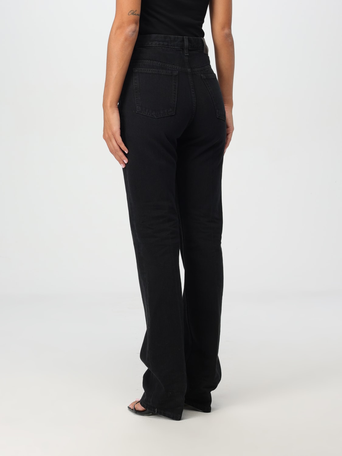 Giglio Jeans Saint Laurent in denim di cotone Fornitura limitata