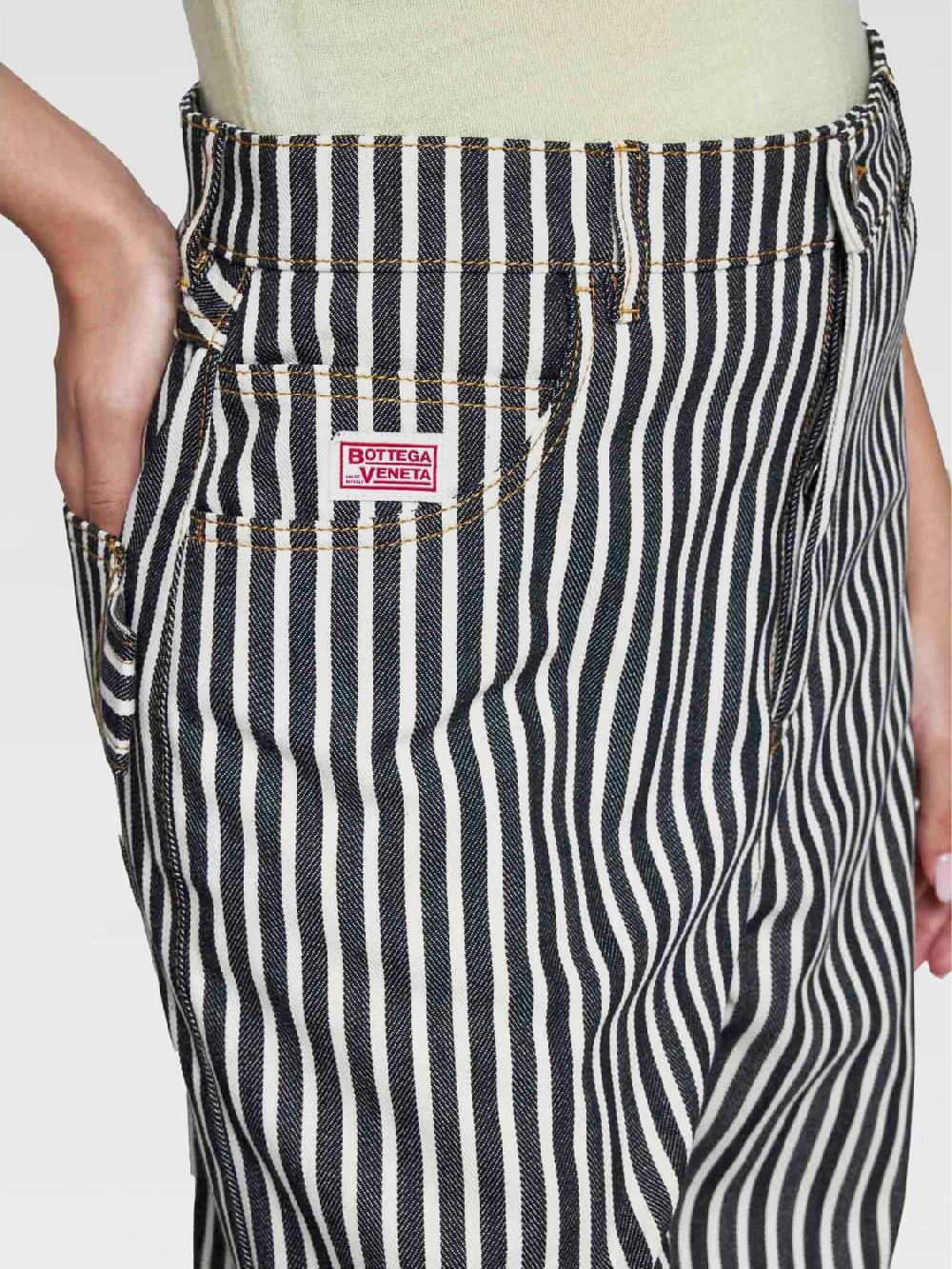 Giglio Jeans a righe Bottega Veneta Offerta San Valentino