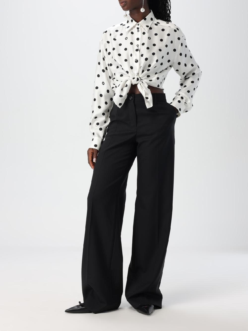 Giglio Camicia Dolce & Gabbana in seta a pois Nuovi prodotti