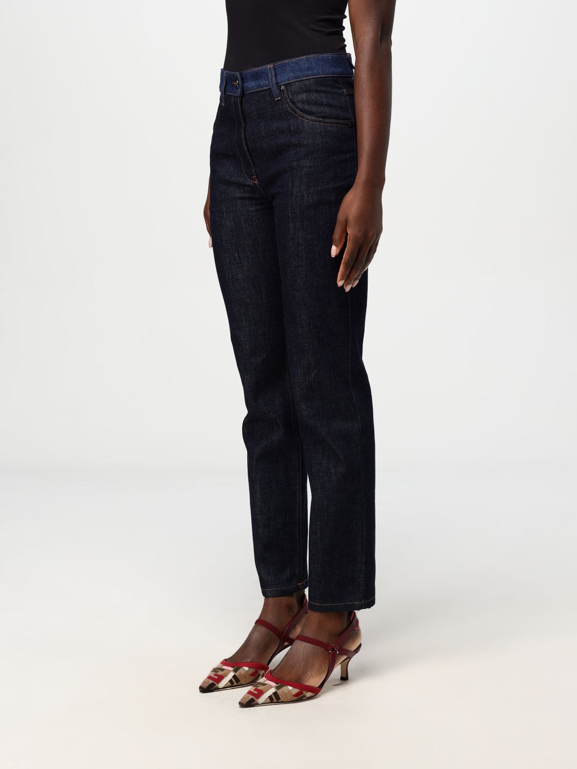 Giglio Jeans Fendi in denim di cotone Ultimo giorno