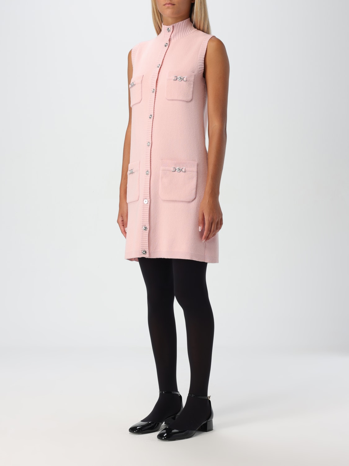 Giglio Abito in lana e cashmere Medusa Versace Offerta speciale della fabbrica