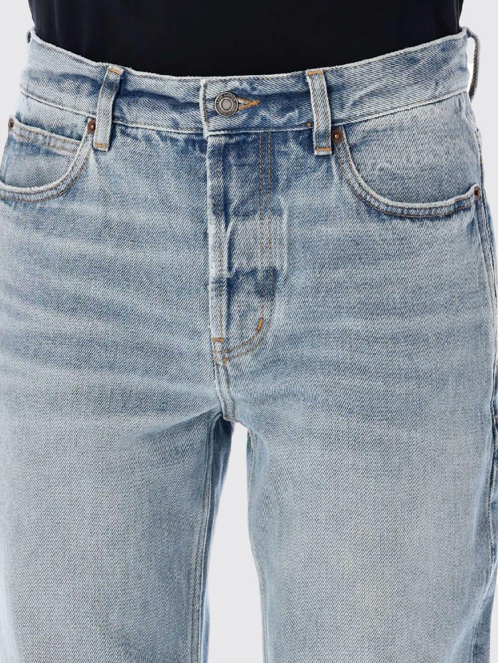 Giglio Jeans Saint Laurent in denim di cotone Sostegno trimestrale