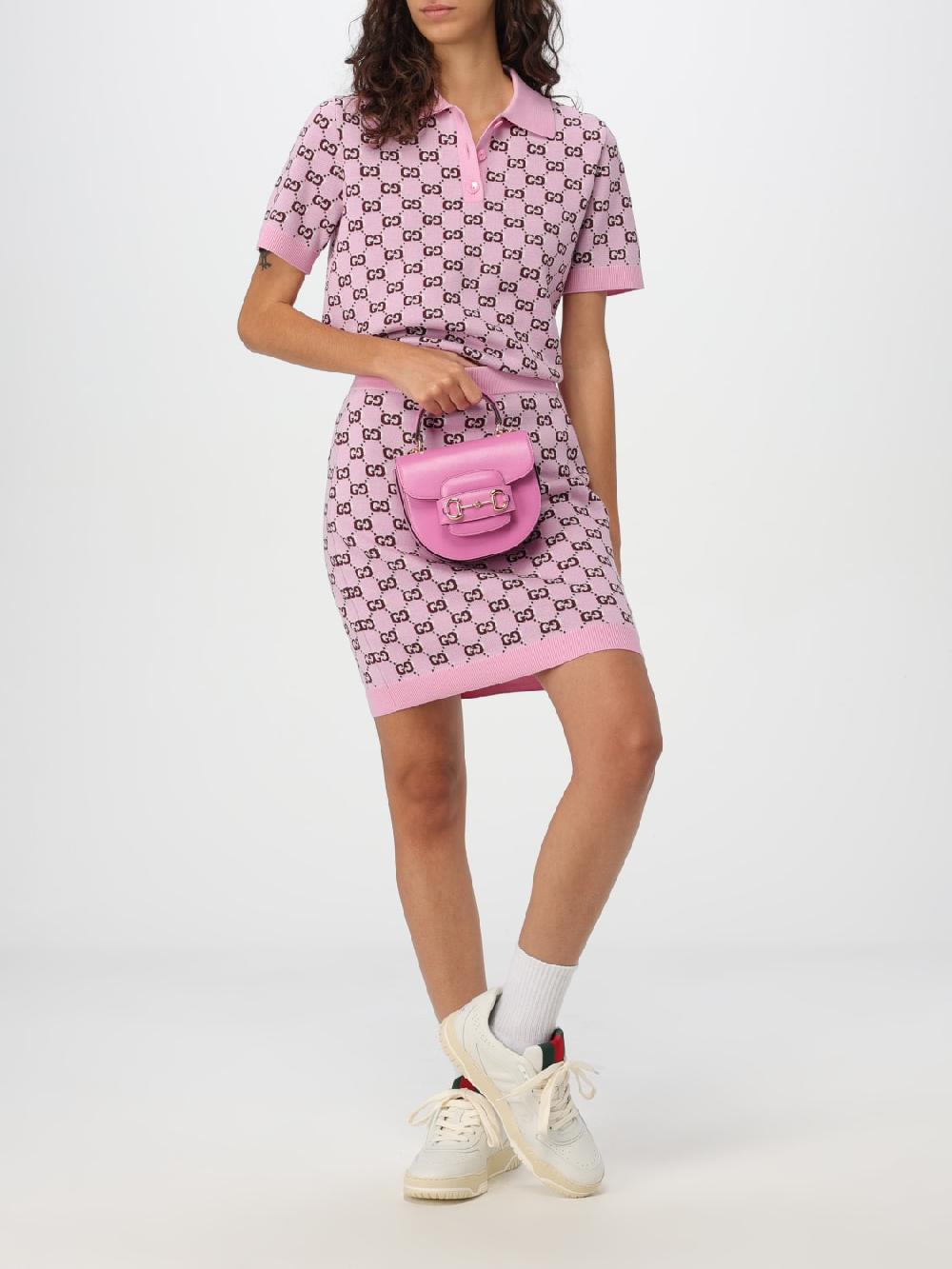 Giglio Gonna Gucci in lana con monogram GG Enormi sconti