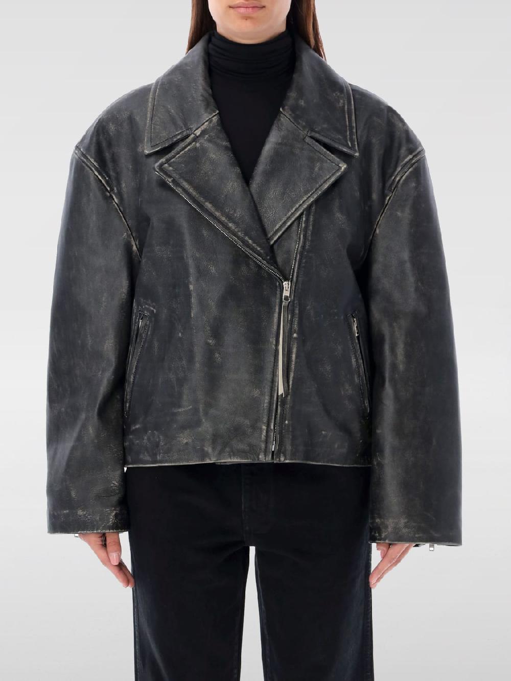 Giglio Giacca di pelle Acne Studios Consegna Veloce